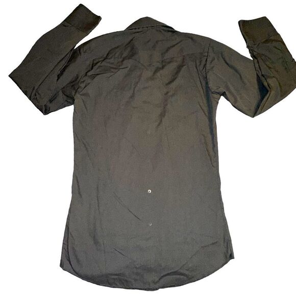 Black Panhandle Slim Western Button Down Shirt - Picture 4 of 8